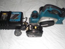 MAKITA Dkp180 LXT 18v CORDLESS PLANER ,BATTERY & CHARGER SET