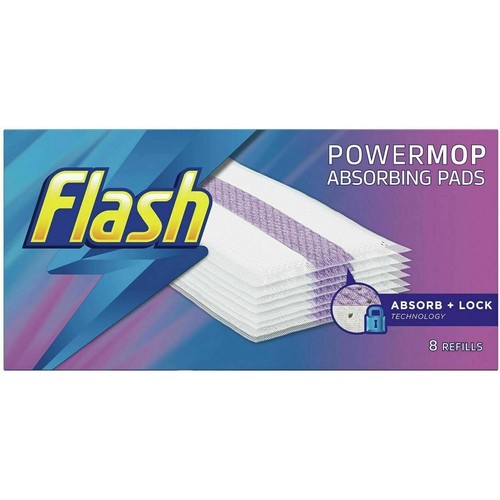 Flash powermop refill pads - refill, 8