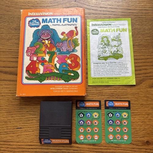 Intellivision math fun - intellivision,