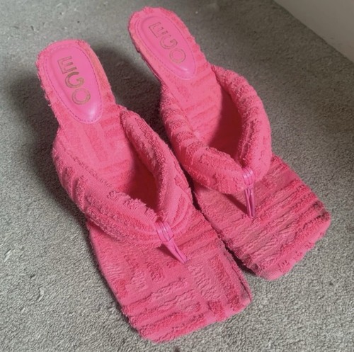 Neon fluro pink - pink, heeled