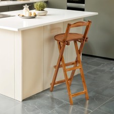 Wooden MDF Bamboo High Stool
