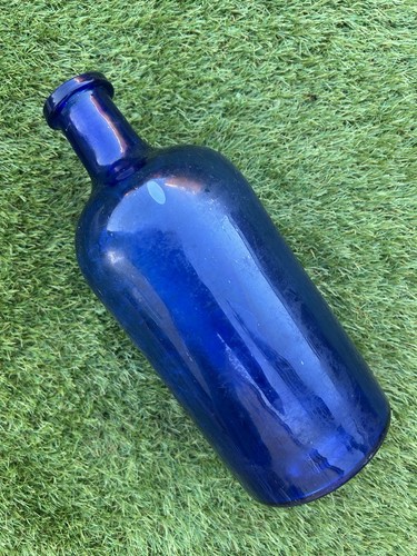 Superb large blue glass - superb,