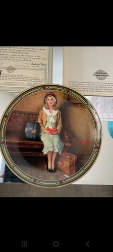 Norman rockwell plate young - norman,
