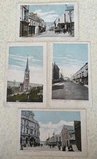 Postcards Scenes of Aberdare Town South Wales Group of 4