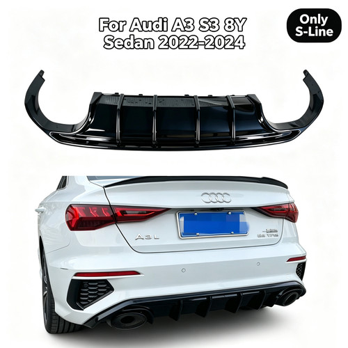 Rear bumper diffuser - rear,