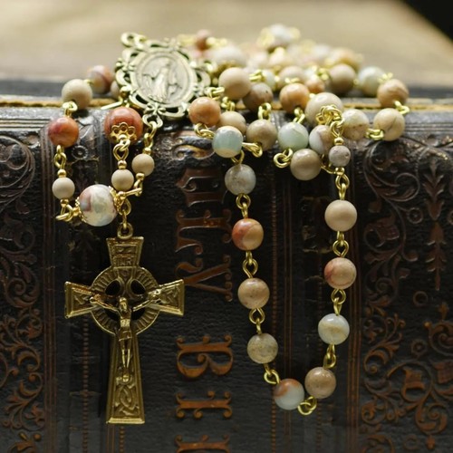 Handmade catholic chain rosary - handmade,