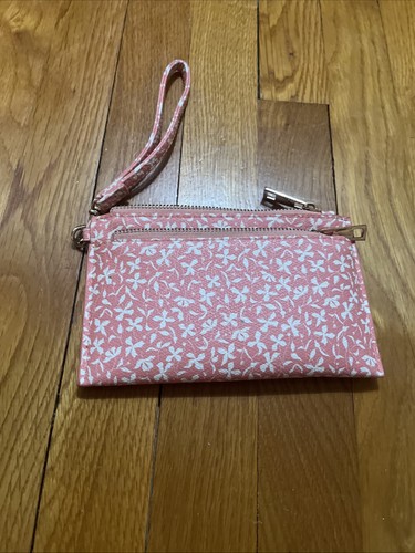 Pink white floral double - floral,