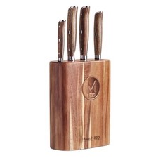 Wooden knife block - block, 4