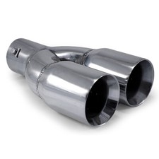 Twin Exhaust Tip Trim Pipe