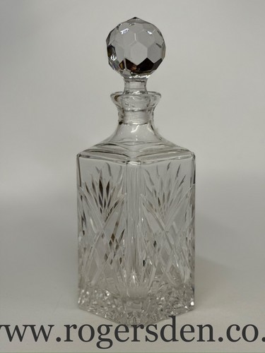 Crystal glass square - crystal,