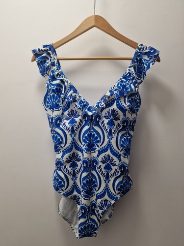Boden evia ruffle swimsuit - ruffle,