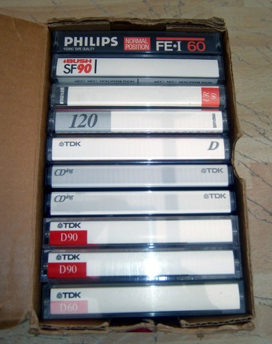 X10 used blank audio cassette - used,