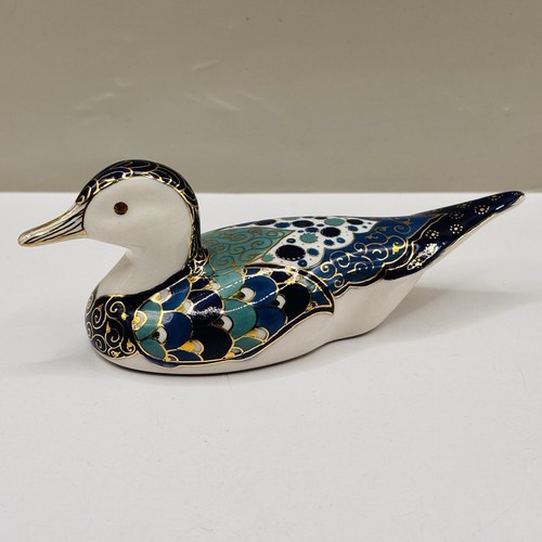 Royal crown derby teal duck - teal,