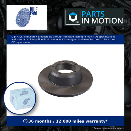 Brake discs pair solid - 2x,