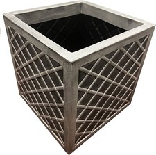Large garden patio - large, planters