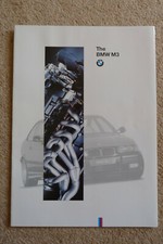 BMW M3 UK market sales brochure 1995