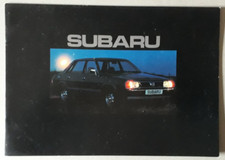 Subaru 1600 GLF & 4WD Brochure c.1980