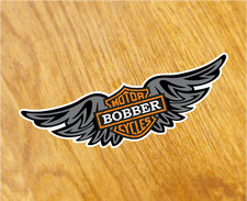 Motor Bobber Cycles Sticker Wing Motorcycle Bike Old School Mi501