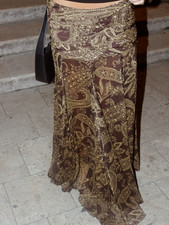 Zara ZW Collection Floral Printed Maxi Skirt Brown Size XS S M L 3111/141 New