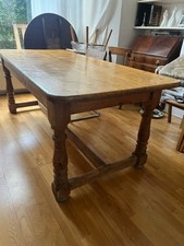 Large wooden refectory dining - refectory,