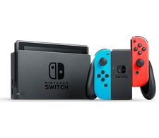 Nintendo Switch 1.1 Game Console 32GB Joy Con Neon Red Blue