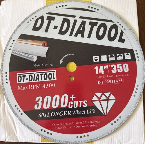 350mm metal diamond - 14"/350mm, saw