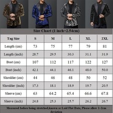 Trendy Mens Diamond Sequin