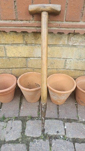 Vintage garden dibber - vintage,