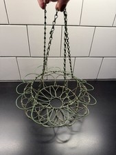 Vintage Green Wire Hanging Egg