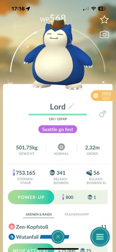 Pokemon shiny relaxo - shiny,