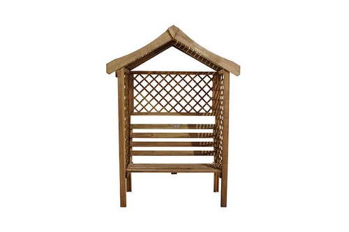 Wooden garden arbour - arbour, with