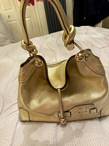 Anya hindmarch metallic gold - anya,