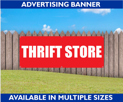 Thrift store advertising - store,