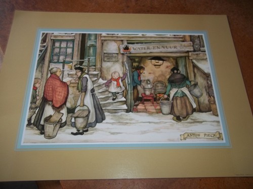 Anton pieck vintage print - vintage,