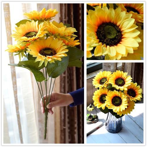 Artificial large sunflowers - artificial,
