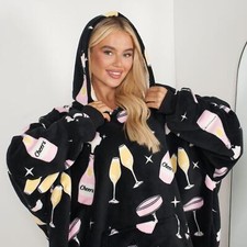 Hoodie Blanket Sherpa Fleece