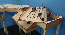 Model railway baseboard - railway,