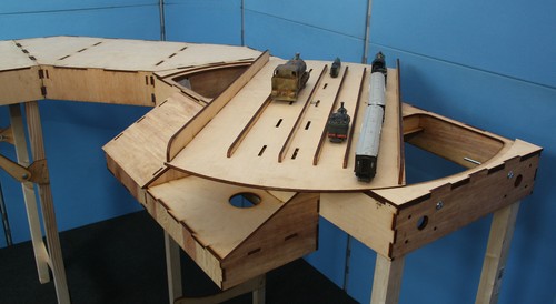 Model railway baseboard - model,