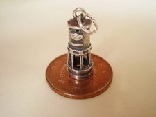 BEAUTIFUL MINERS DAVY LAMP STERLING SILVER CHARM CHARMS