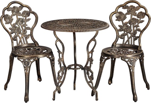 3pcs patio bistro set garden - 3pcs, set,