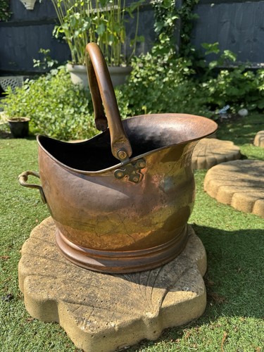 Antique copper brass coal - copper,