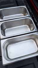 3x Stainless Steel 1/3