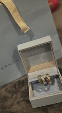 9ct Gold Earrings Versace