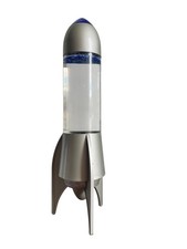 Retro Rocket Lamp | Whirlpool Motion Light | Vintage Decor