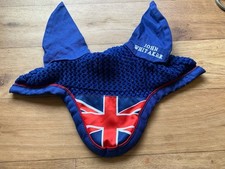 John Whitaker Union Jack Fly Veil Fly Bonnet Ears Pony / Cob