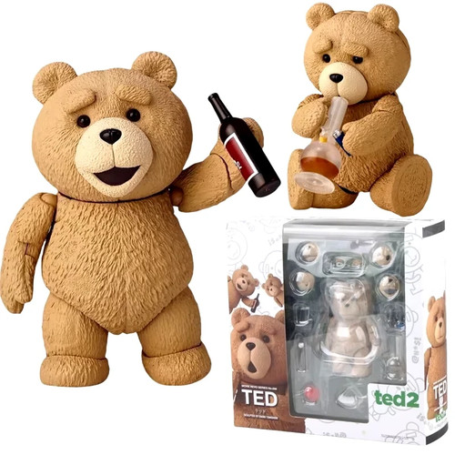 Poseable teddy bear figure - teddy,
