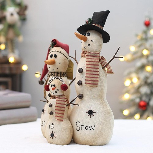 Christmas plush snowman - snowman, doll