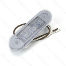 White LED Flush Marker 12V 24V