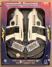 RARE Thunder Shooter Soft Pellet Dart Target Shooter inc. 2 Air Pistols