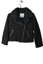 ABERCROMBIE Black Faux Suede